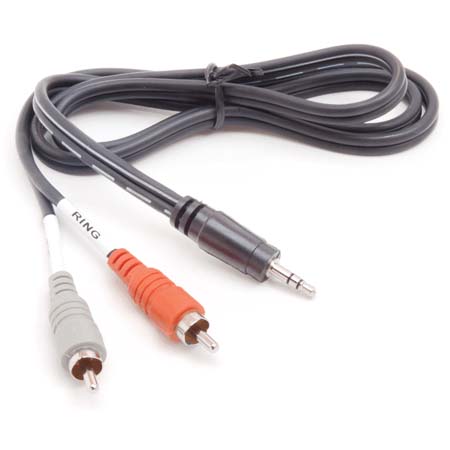 HOSA TECHNOLOGY INC. CMR210 STEREO 3.5mm (M) TWO RCA 10 ft.