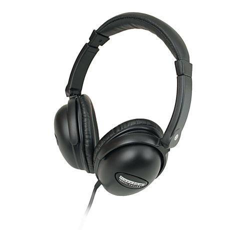 Image of Travelon 1920-5 Comfort Zone Noise-Reducing Headphones - Black