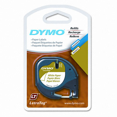 Sanford Brands 10697 Label Dymo Letra Tag 2 Pack Paper