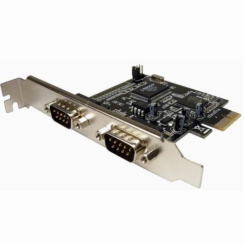 Cables Unlimited IOC2700 PCI Express Card 2Port Serial Db9.
