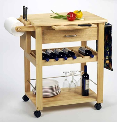 Winsome 83634 Beech Beechwood CART DRAWER 6BTL
