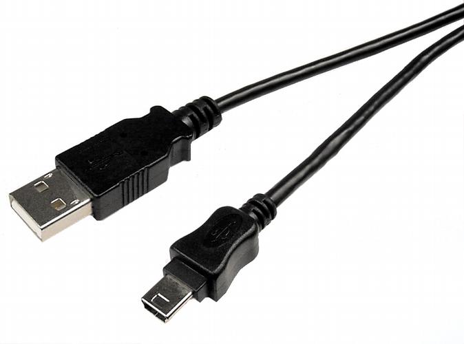 Cables Unlimited USB125010 Cable Usb 2.0 A To 5 Pin Minib 10
