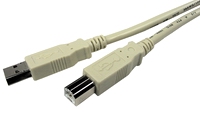 CABLES UNLIMITED USB500005M CABLE 15 BEIGE USB 2.0 A TO B