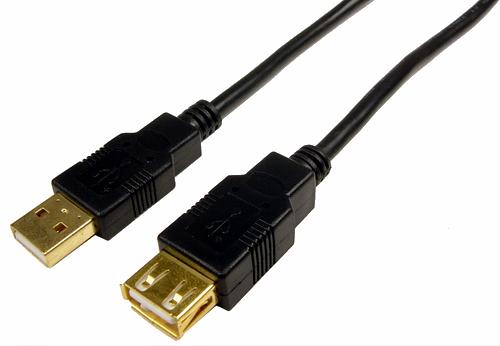 CABLES UNLIMITED USB510503M CABLE 10 USB 2.0 GOLD CONNECTOR