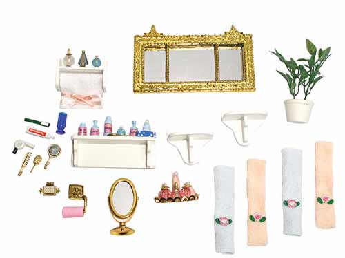Melissa and Doug MD_2592 Dollhouse Bathroom Accessories