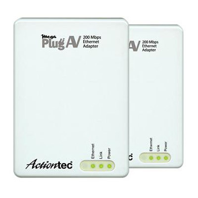Actiontec Electronics HLE2000301KP MegaPlug 200Mbps Adapter Kit