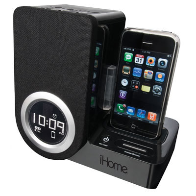 Ihome Ip41B Rotating Alarm Clk iPhone/iPod