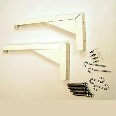 Elitescreens ZVMAXLB12W 12 L Mounting Brackets White