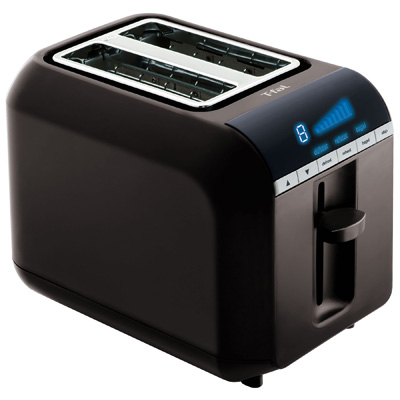 Tfal TT6604002 Digital 2slice Toaster Black