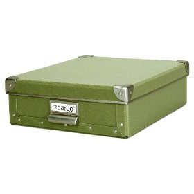 Resource International 8020525 Cargo Naturals Stationery Box - Sage Resource International 8020525 Cargo Naturals Stationery Box - Sage