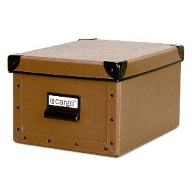 Resource International 8030421 Cargo Naturals Media Box- Nutmeg Resource International 8030421 Cargo Naturals Media Box- Nutmeg