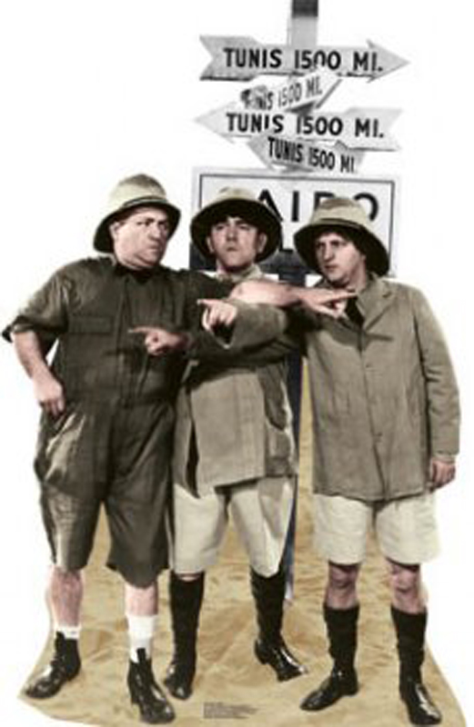 Advanced Graphics 676 Three Stooges Safari Life-Size Cardboard Stand-Up
