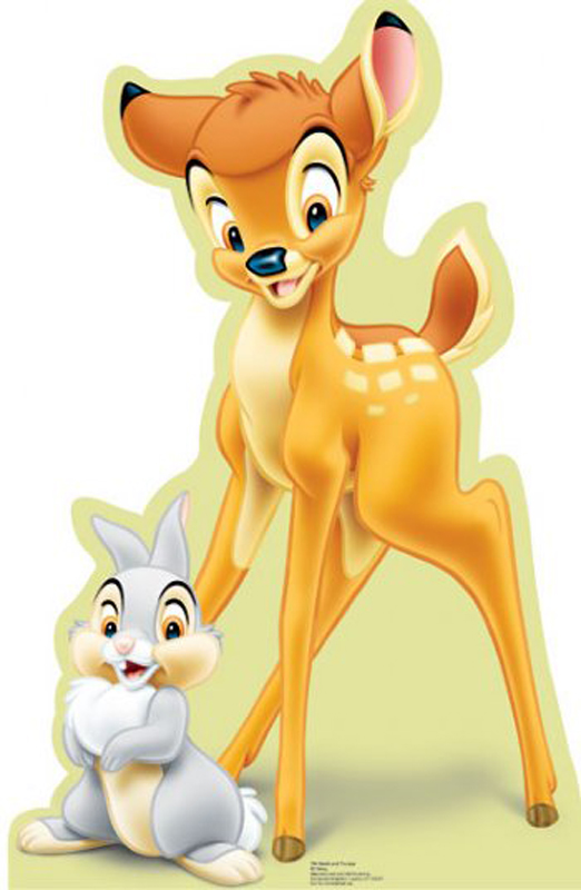 Advanced Graphics 784 Bambi And Thumper Life-Size Cardboard Stand-Up