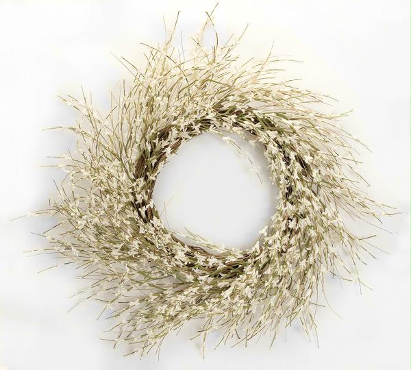 ARTE decor FW24C Forsythia Wreath Large In Cream