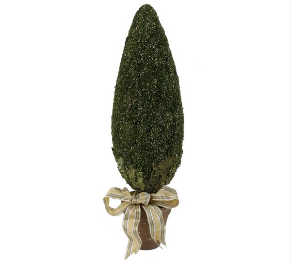 ARTE decor MOSC22 Mossed Cone Topiary Large