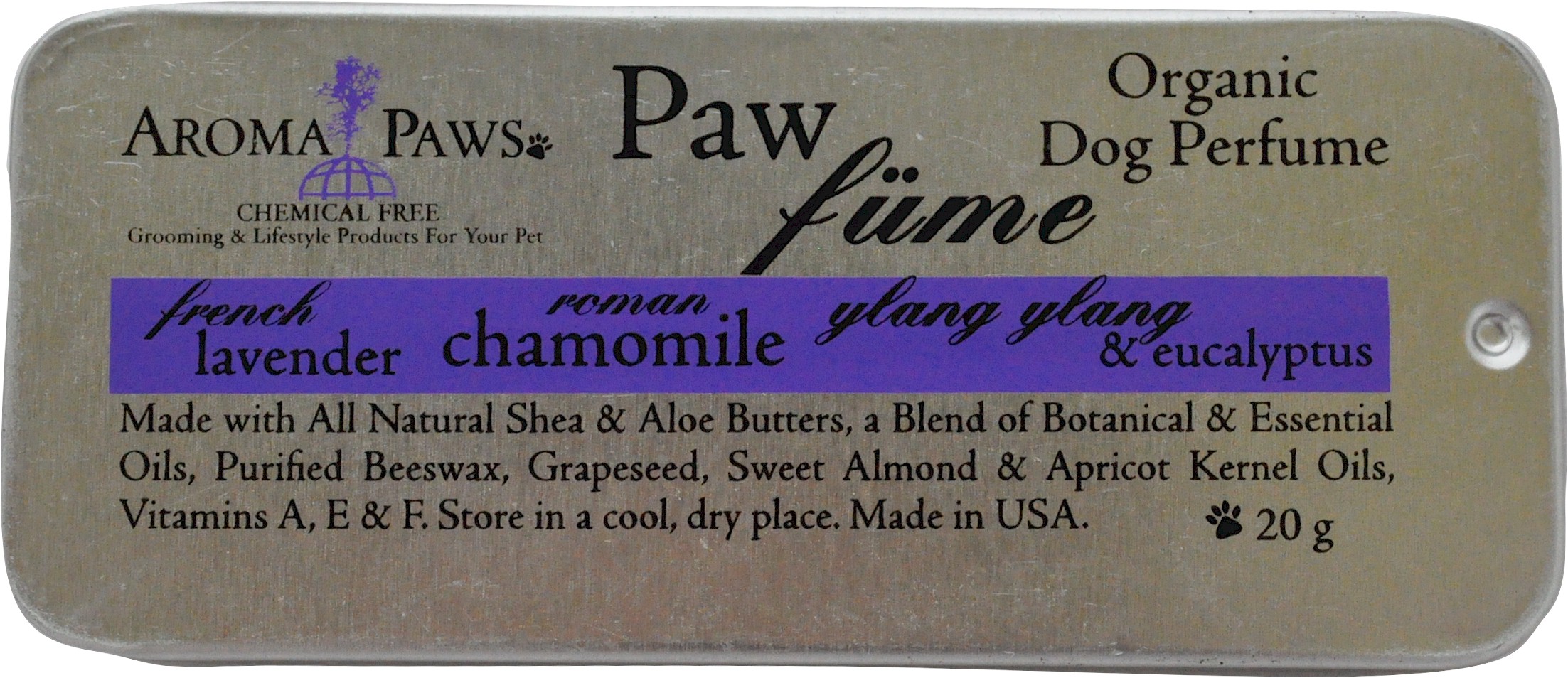 Aroma Paws 172 - Pawfume - Organic Dog Perfume - Lavender Chamomile