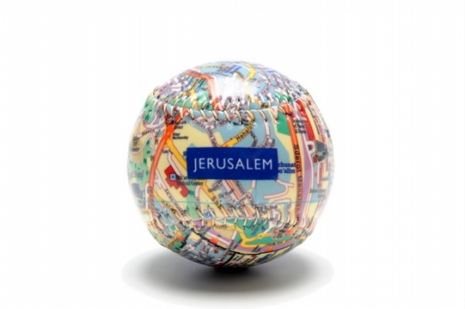 Bergino 10147 Jerusalem Map Baseball