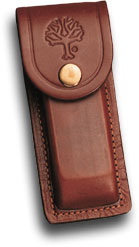 Boker 90035 Leather Sheath For Pocket Knives  Brown