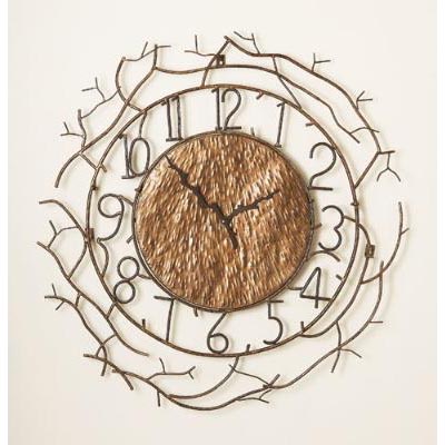 CBK 43598 Clock Wall Branch Design Embos