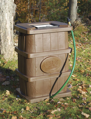 Achla Designs ACHLARB03 Rain Catcher Wood Grain