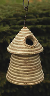 Ancient Graffiti ANCIENTAG1008NT Cottage Birdhouse Natural Tan