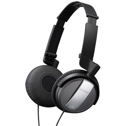Sony MDRNC7/BLK Noise Cancelling On-Ear Headphones - Black