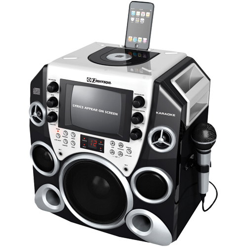 Emerson PP650J Complete Karaoke System with Jonas Brothers CD+G and iPod Dock