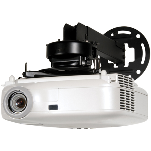 Peerless PRSEXA 8.7 12.8 PRS Series Adjustable Projector Ceiling/Wall Mount Kit  Black