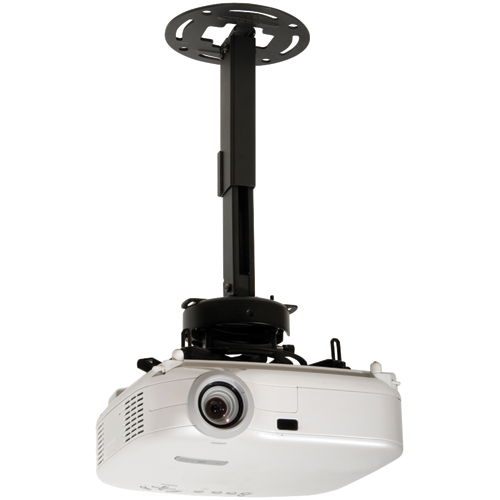 Peerless PRSEXC 19.1 32.9 PRS Series Adjustable Projector Ceiling Mount Kit  Black