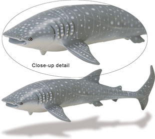 Safari 210602 Whale Shark Animal Figure- Pack of 2