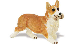 Safari 254829 Pembroke Corgi Animal Figure Pack of 12