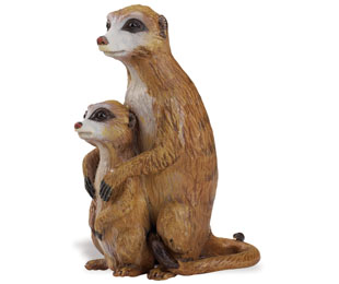 Safari 267029 Meerkat with Baby Animal Figure Pack of 4