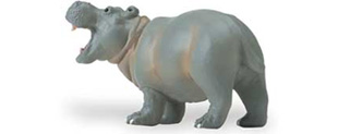 Safari 270529 Hippopotamus Baby Animal Figure Pack of 12