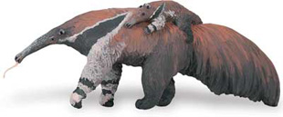 Safari 282429 Anteater with Baby Animal Figure Pack of 6
