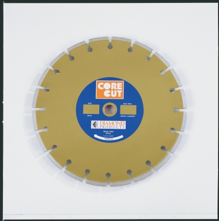 Diamond Products 11959 Core Cut 14 x .11 Standard Gold Masonry Blade
