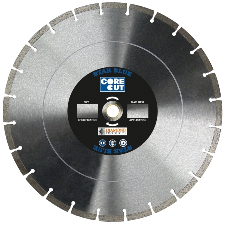 Diamond Products 70422 Core Cut 14 x .12 x 1 Star Blue Dry Walk Behind Blade Diamond Products 70422 Core Cut 14 x .12 x 1 Star Blue Dry Walk Behind Blade