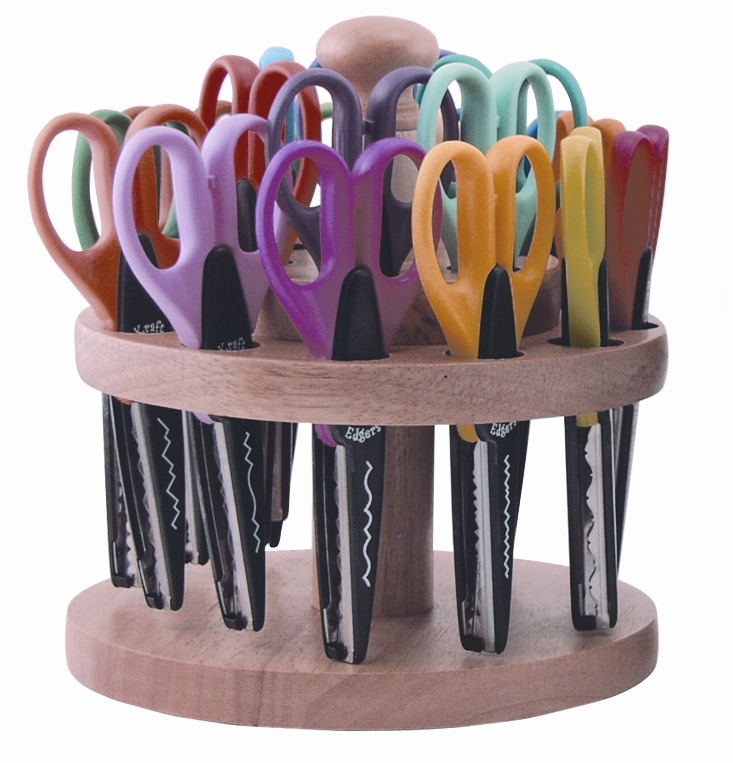 Early Childhood Resources ELR0239 18ct Craft Edgers in Rotating Rack