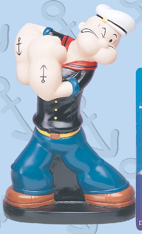 Precious Kids 70900 Popeye 11 Figural Coin Bank