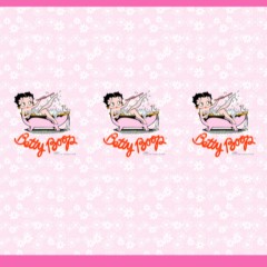 Precious Kids 34102 Betty Boop polyester shower curtain