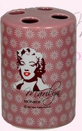 23004 Monroe ceramic brush holder