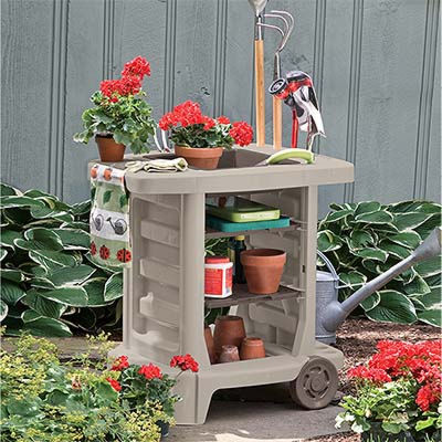 Suncast GC1500B Portable Outdoor Gardening Cente
