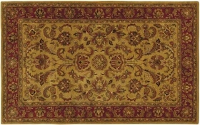 A111-268 Gold Ancient Treasures Collection Rug - 2 Feet 6 Inches X 8 Feet
