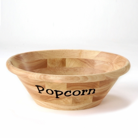 Wabash Valley Farms 44040 Popcorn Serving Bowl Hardwood