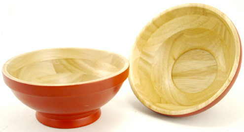 Wabash Valley Farms 44041 Red Pedestal Individual Serving Bowl