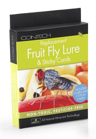 Contech FRUITREFILL162 Sticky Card And Fly Lure Refill For Short Traps
