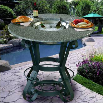 California Outdoor Concepts 1025-BK Black Insulated Vinyl Cover for Gas Fire Pit and Tables