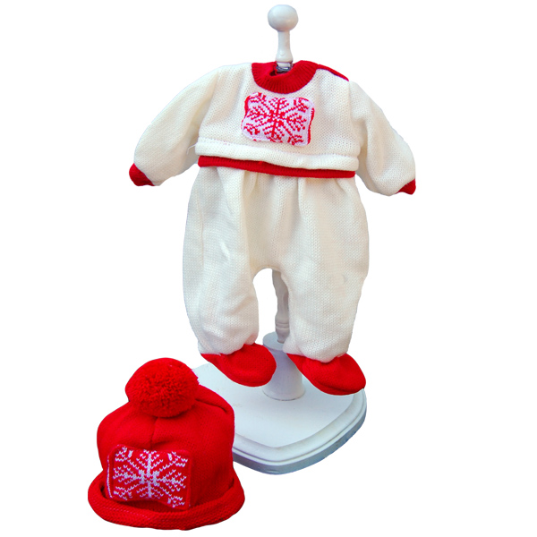 Dolls By Berenguer R0018 18 Inch Holiday Knitted Romper Combo