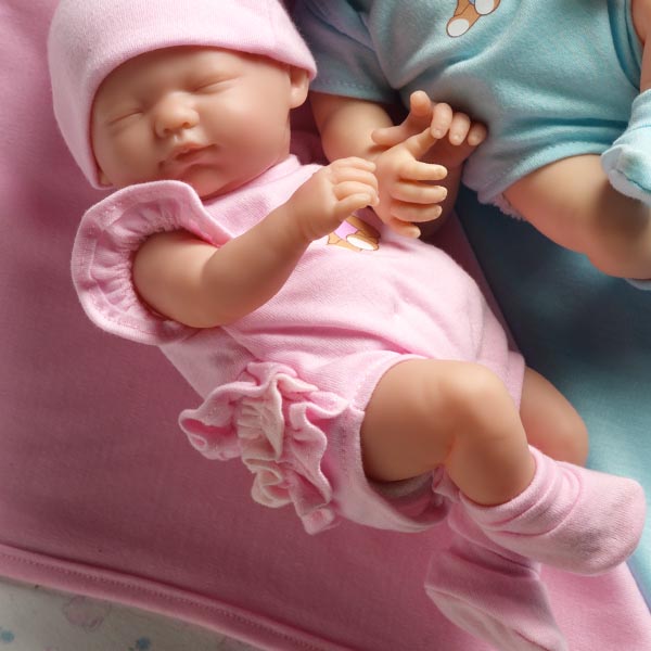 Dolls By Berenguer 18423P Mini La Newborn Doll - Size 9.5 Inch - Pink