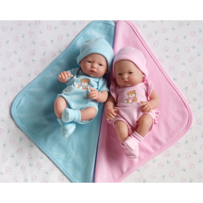 Dolls By Berenguer 18441B Mini La Newborn Doll - 9.5 Inches - Blue