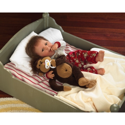 Dolls By Berenguer 409 Silly Monkey Baby Doll - Size 18 Inch